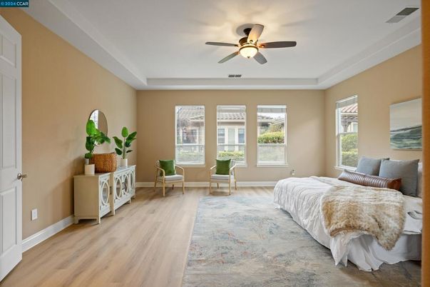 Bedroom, Interior, Wood Texture Flooring
