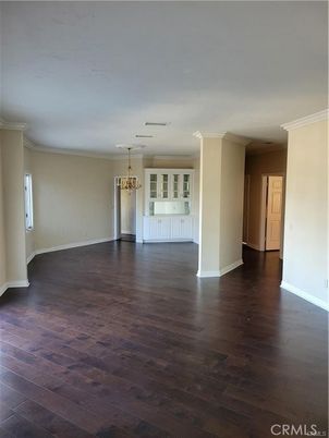 Chandelier, Empty room, Interior, Wood Texture Flooring