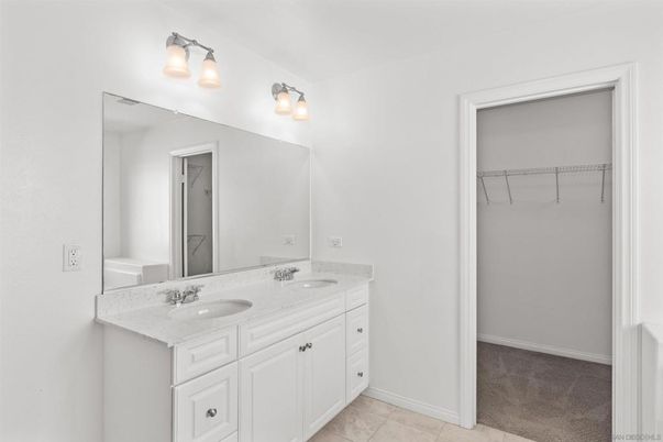 Bathroom, Dual Sink Vanities, Interior, Walk-in Closets