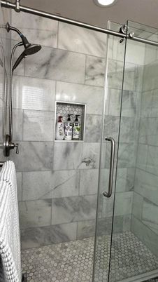 Bathroom, Glass Shower, Interior