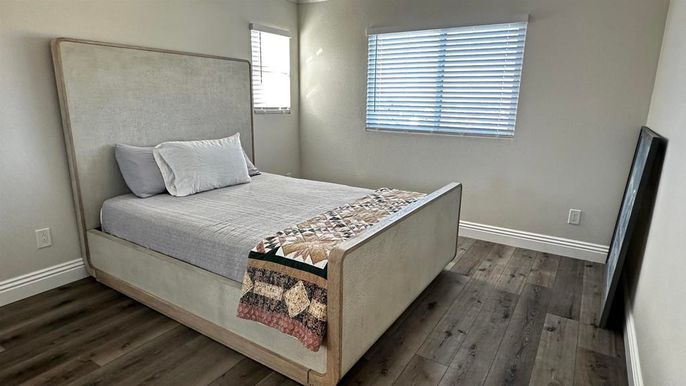 Bedroom, Interior, Wood Texture Flooring