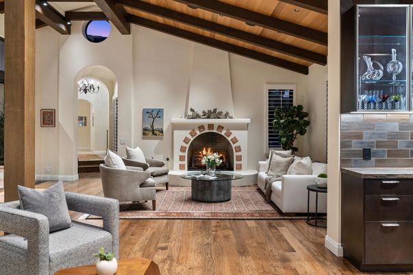 Fireplace, Interior, Living room, Wooden Beams, Wooden Ceilings, Wood Texture Flooring