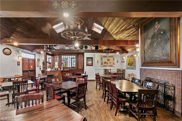 Dining room, Interior, Wooden Beams, Wooden Ceilings, Wood Texture Flooring