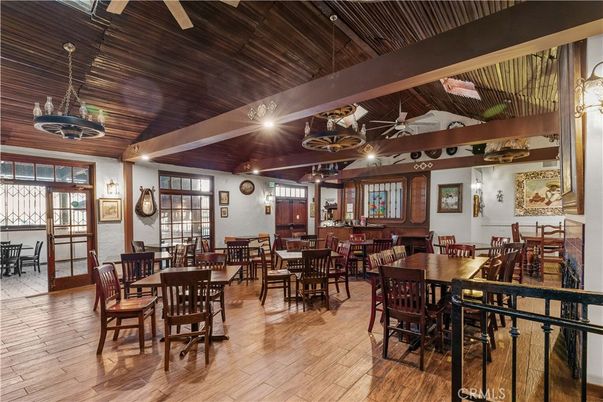 Dining room, Interior, Wooden Beams, Wooden Ceilings, Wood Texture Flooring