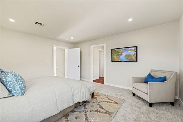 Bedroom, Interior, Recessed Lighting