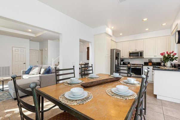 Dining room, Interior, Kitchen, Living room, Recessed Lighting, Stainless Steel Appliances