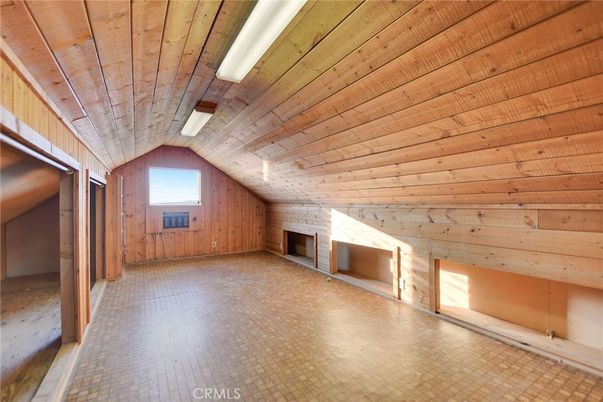Empty room, Fireplace, Interior, Wooden Ceilings, Wooden Walls