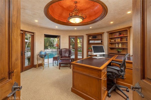 Home Office, Interior, Pendant Lights, Recessed Lighting