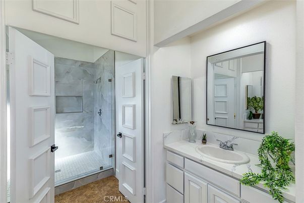 Bathroom, Glass Shower, Interior, Tile Countertops