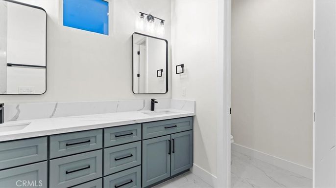 Bathroom, Dual Sink Vanities, Interior, Marble