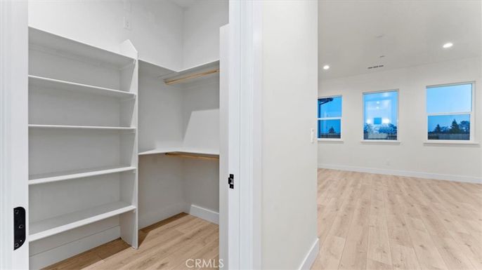 Interior, Recessed Lighting, Walk-in Closets, Wood Texture Flooring