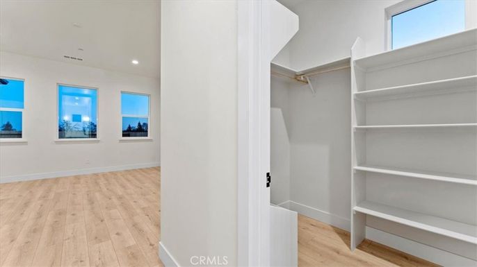 Interior, Recessed Lighting, Walk-in Closets, Wood Texture Flooring