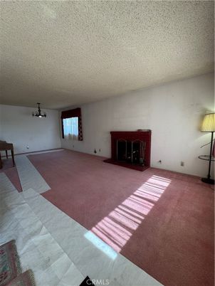 Empty room, Fireplace, Interior
