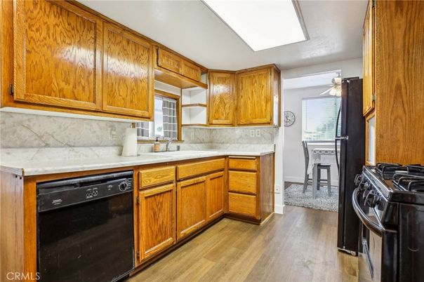 Interior, Kitchen, Wood Texture Flooring