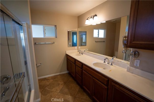 Bathroom, Dual Sink Vanities, Glass Shower, Interior