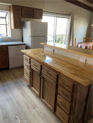 Interior, Kitchen, Wood Texture Flooring