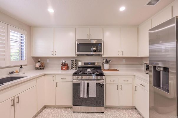 Interior, Kitchen, Recessed Lighting, Stainless Steel Appliances