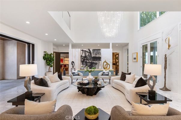 Chandelier, Interior, Living room, Recessed Lighting