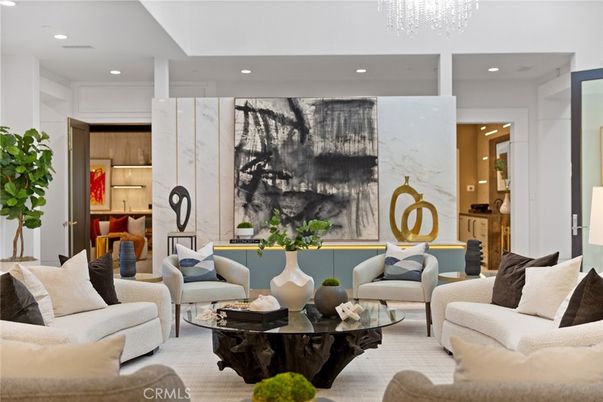 Interior, Living room, Recessed Lighting