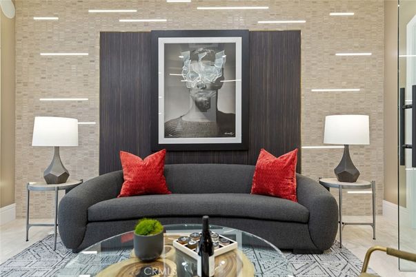 Interior, Living room, Stone Walls