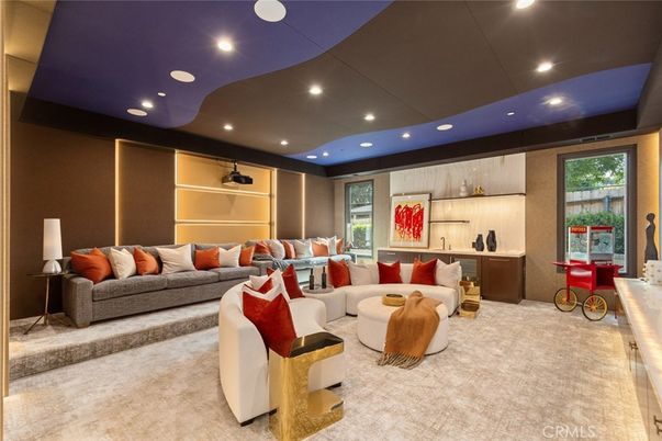 Interior, Living room, Recessed Lighting