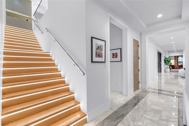 Interior, Marble, Recessed Lighting
