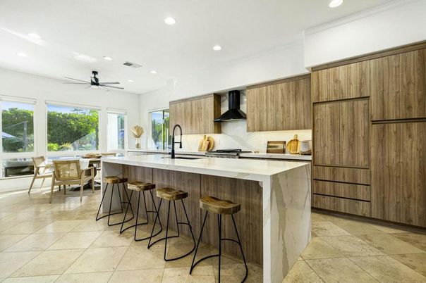 Dining room, Interior, Kitchen, Recessed Lighting