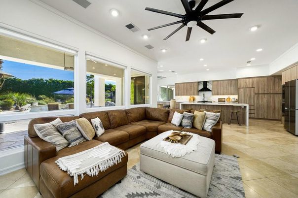 Interior, Kitchen, Living room, Recessed Lighting