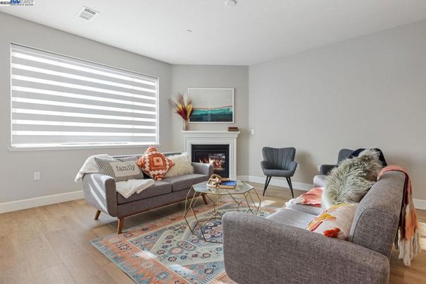 Fireplace, Interior, Living room, Wood Texture Flooring