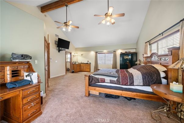 Bedroom, Interior, Wooden Beams