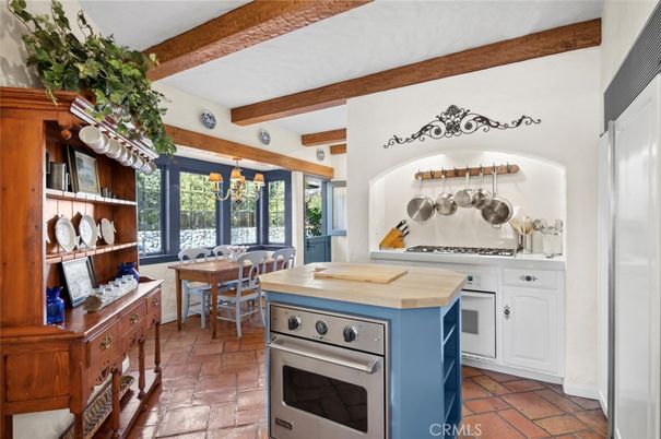Dining room, Interior, Kitchen, Wooden Beams
