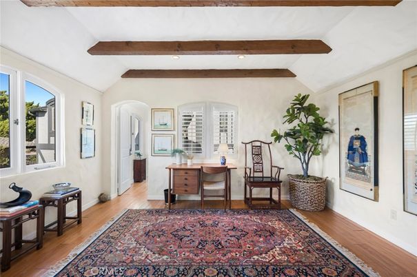 Interior, Recessed Lighting, Wooden Beams, Wood Texture Flooring