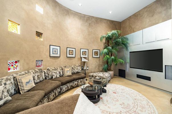Interior, Living room, Recessed Lighting
