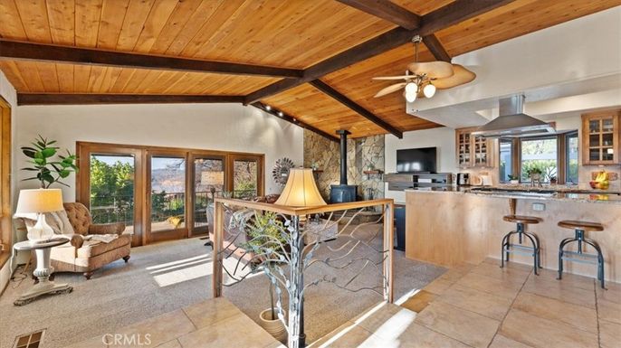 Interior, Kitchen, Living room, Wooden Beams, Wooden Ceilings