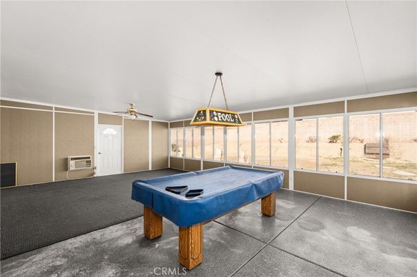 Billiard Table, Game Room, Interior, Pendant Lights
