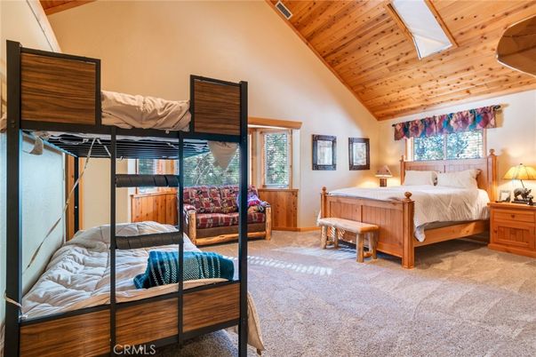 Bedroom, Interior, Wooden Ceilings