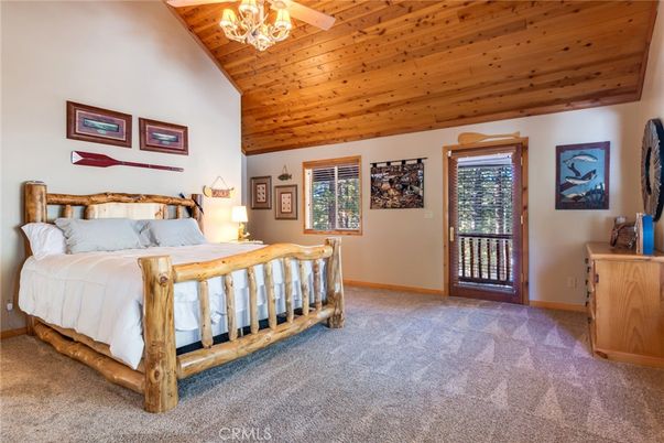 Bedroom, Chandelier, Interior, Wooden Ceilings