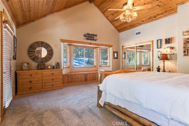 Bedroom, Interior, Wooden Ceilings