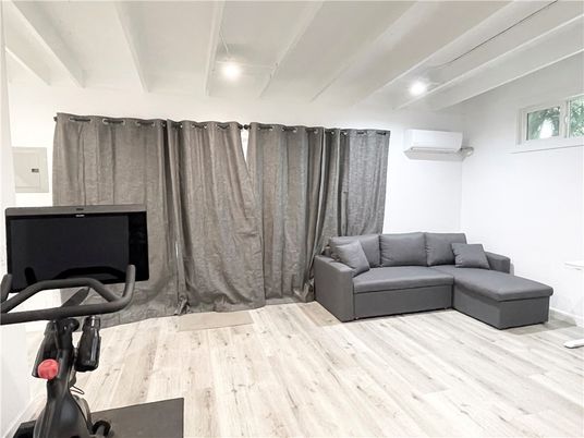 Fitness Equipment, Interior, Wood Texture Flooring