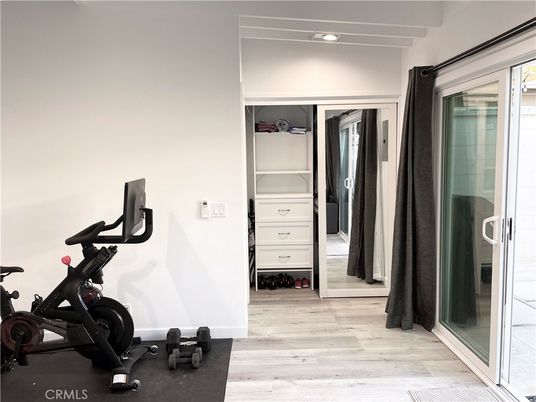Fitness Equipment, Interior, Wood Texture Flooring