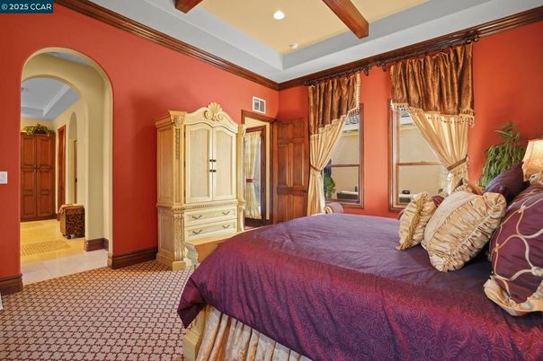 Bedroom, Interior, Recessed Lighting
