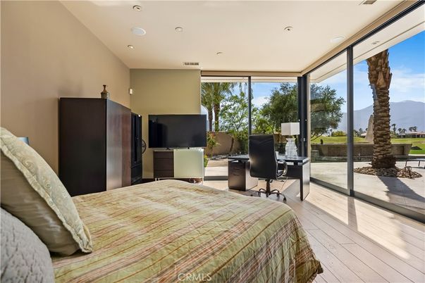 Bedroom, Home Office, Interior, Recessed Lighting, Wood Texture Flooring