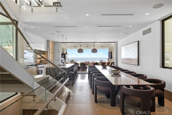 Dining room, Interior, Kitchen, Pendant Lights, Recessed Lighting, Water