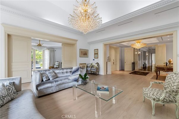 Chandelier, Interior, Living room, Wood Texture Flooring