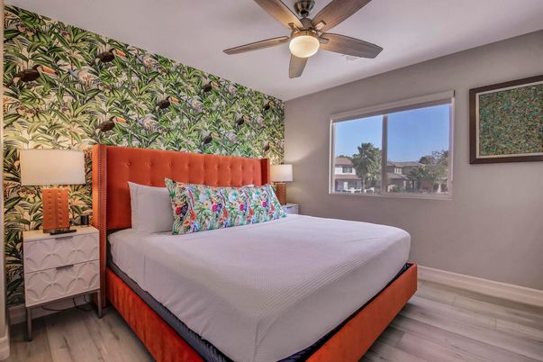 Bedroom, Interior, Wood Texture Flooring