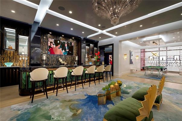 Billiard Table, Game Room, Interior, Recessed Lighting, Wood Texture Flooring