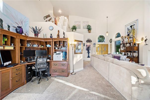 Home Office, Interior, Pendant Lights, Recessed Lighting