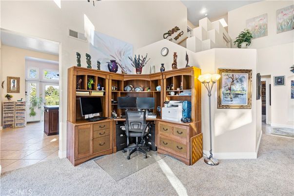 Home Office, Interior, Recessed Lighting