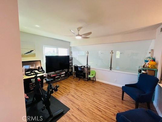 Fitness Equipment, Interior, Wood Texture Flooring