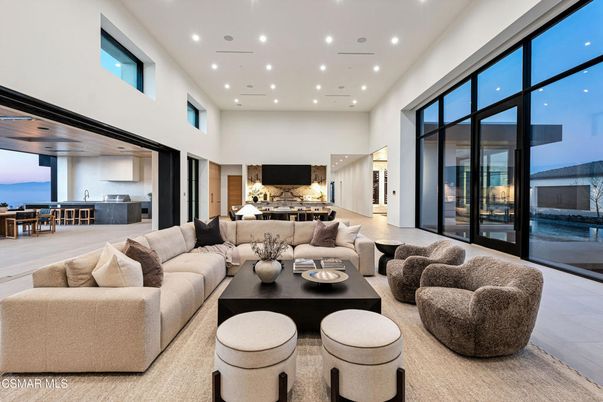 Dining room, Interior, Kitchen, Living room, Recessed Lighting, Water